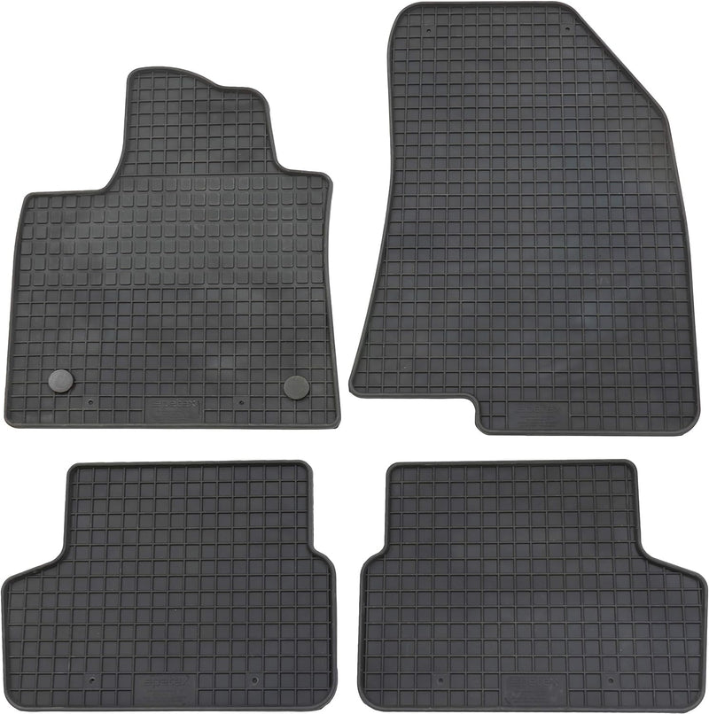 PETEX Gummimatten passend für Sandero III/Sandero III Stepway ab 01/2021 schwarz 4-teilig