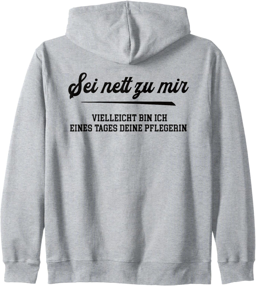Pflegerin Pflegefachfrau Pflegebekleidung lustige Pflege Kapuzenjacke