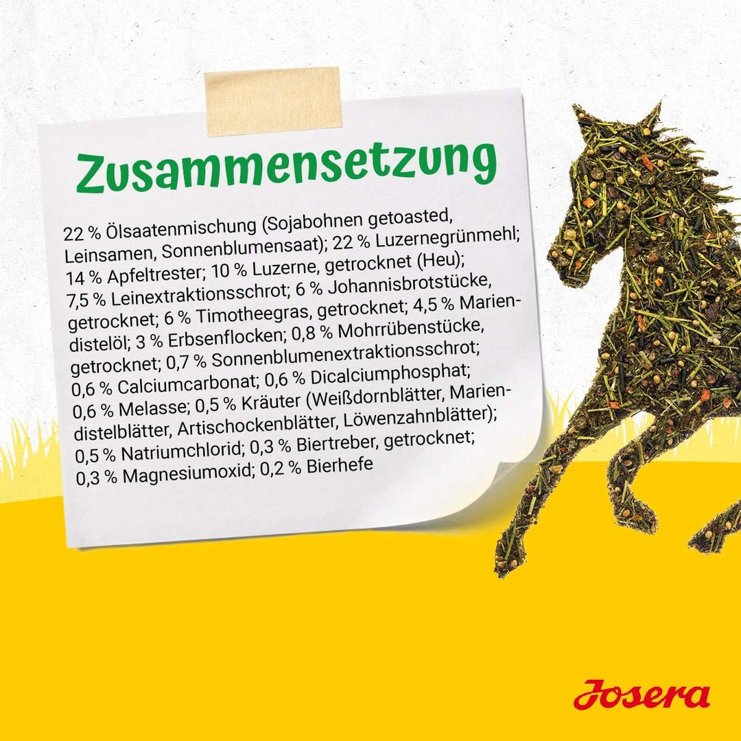 JOSERA Kraut &amp; Rüben Energy (1 x 15 kg) | Premium Pferdefutter - Energiemix der Extraklasse | getrei