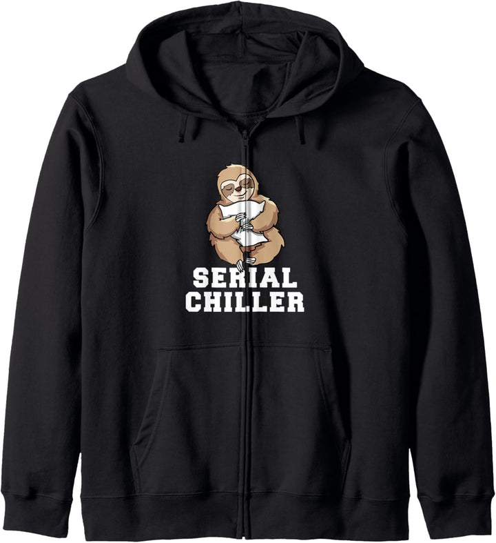 Serial Chiller Lustiges Trägheitsgeschenk faul entspannen Kapuzenjacke