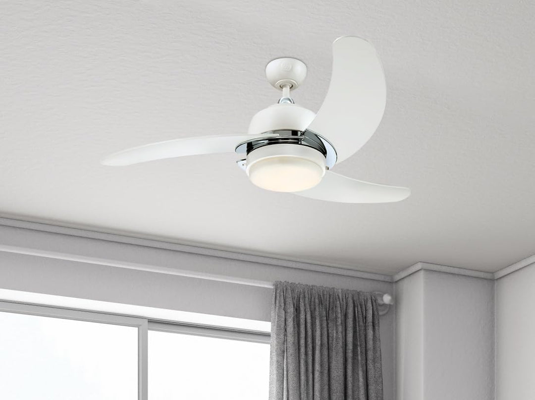 73040 Simone, moderner 122 cm LED-Deckenventilator mit Beleuchtung von Westinghouse Lighting, Ausfüh