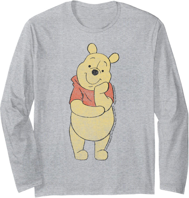 Disney Winnie The Pooh Simple Pooh Portrait Langarmshirt