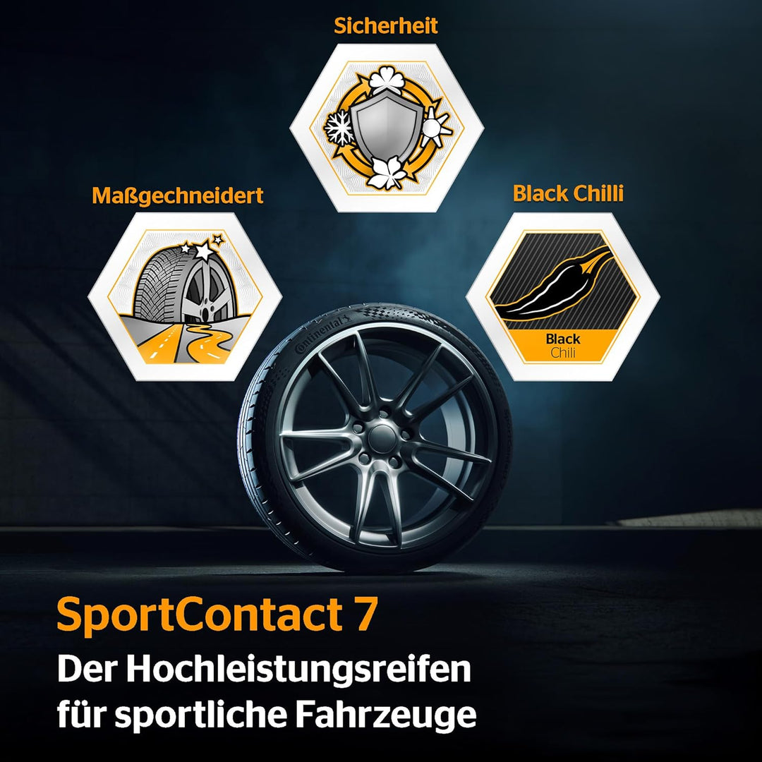 CONTINENTAL - SportContact 7-205/45 R 17-88V/C/B/71dB - Ganzjahresreifen