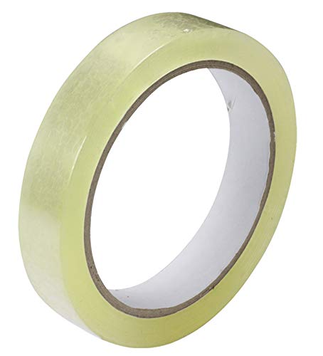 GTSE - Klebeband Transparent - 24 mm x 66 m pro Rolle, Geschenkpapier, transparentes Klebeband für W