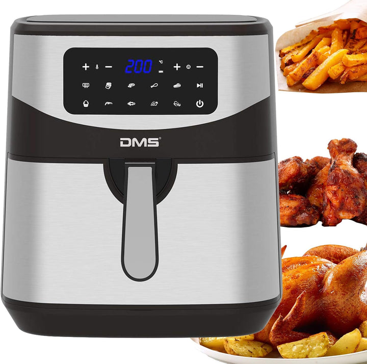 DMS XXXL 7 Liter Heissluftfritteuse | fritteuse | Backofen | Heissluftgrill | Cooker | fettfrei und