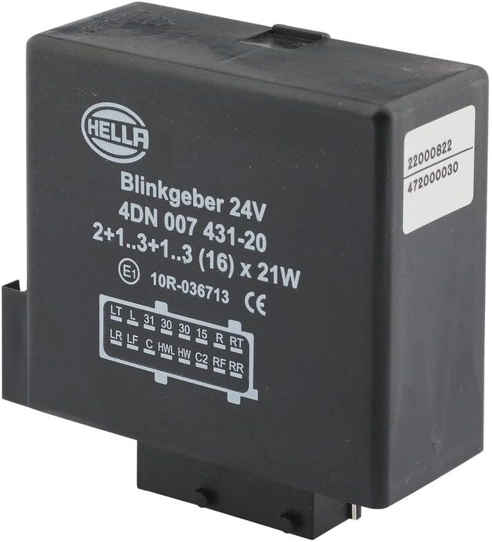 HELLA - Blinkgeber - 24V - 16-polig - gesteckt - elektronisch - 4DN 007 431-201