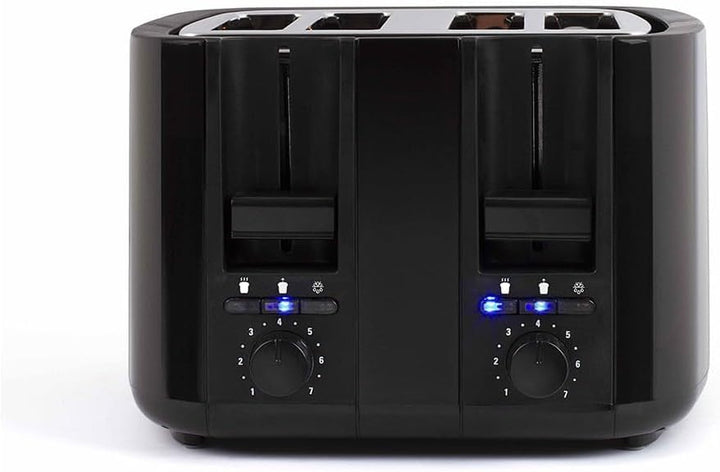 Livoo - Toaster mit 4 Schlitzen DOD167N Schwarz, Schwarz