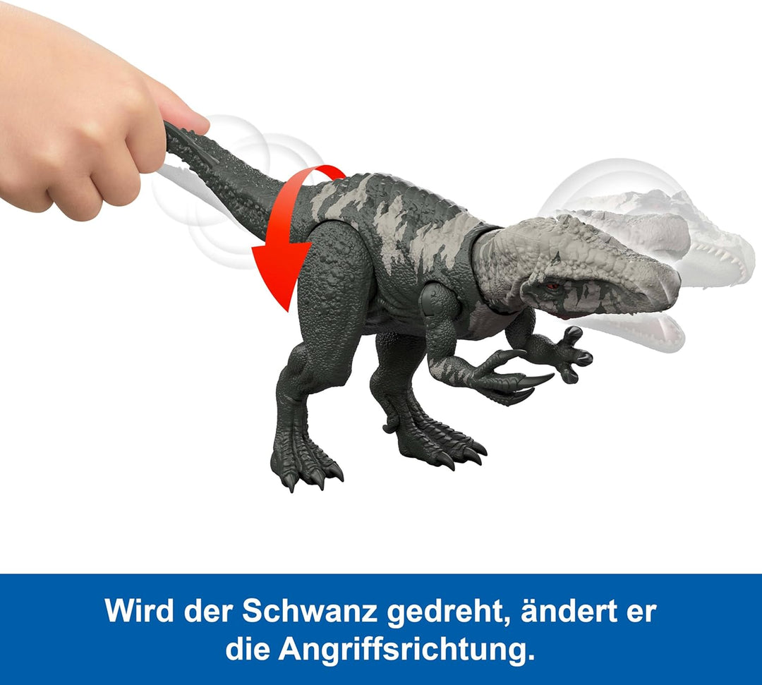 Mattel Jurassic World: Die Wiedergeburt Gigantic Thrashers-Dinosaurierfigur, Chilantaisaurus grosse