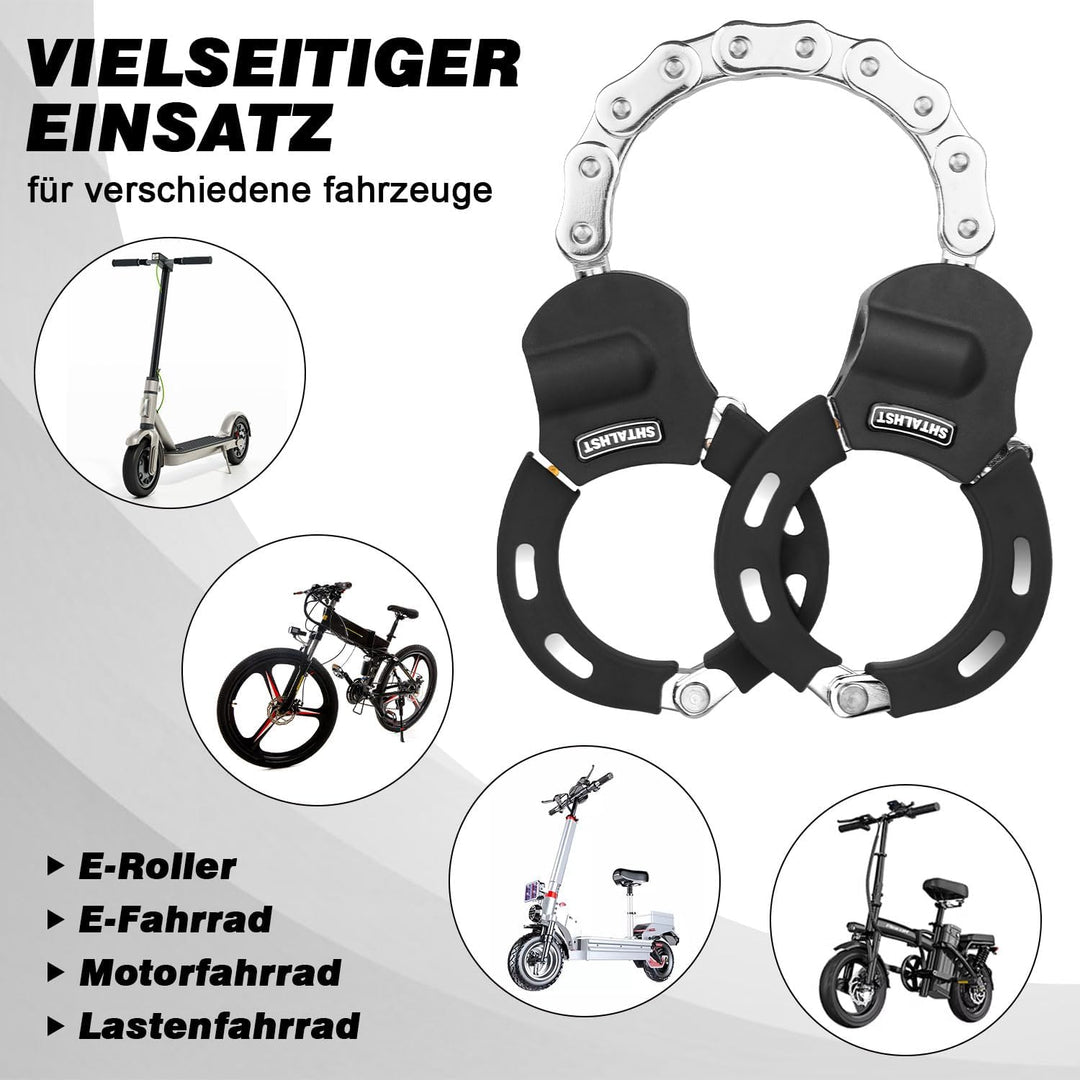 E Scooter Schloss, Handschellenschloss, Schloss für E Scooter und Rollerschloss, E Scooter Zubehör,