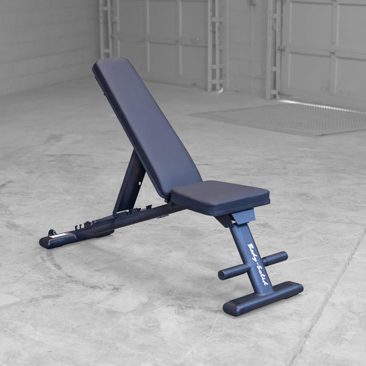 Body-Solid GFID-225B Hantelbank | zusammenklappbar | komplett montiert | Negativ-Einstellung | Kombi