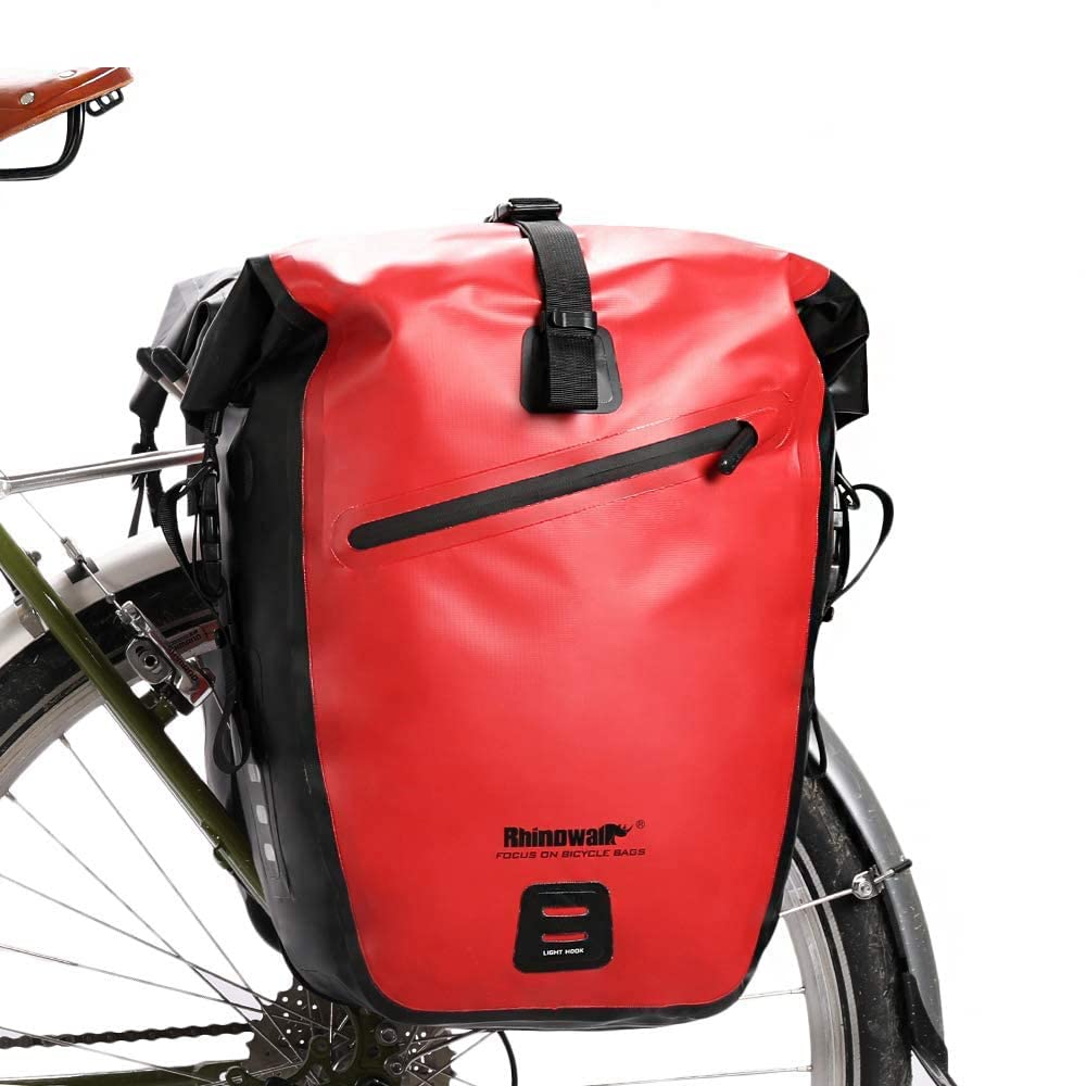 Rhinowalk 25L Fahrradtasche Wasserdicht Gepäckträgertasche Fahrrad Laptop Gepäckträger Seitentaschen