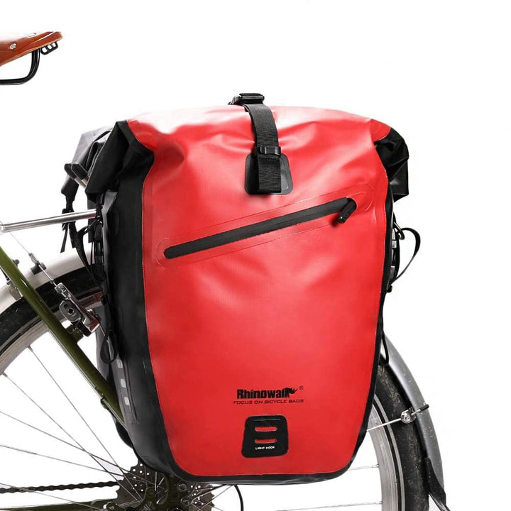 Rhinowalk 25L Fahrradtasche Wasserdicht Gepäckträgertasche Fahrrad Laptop Gepäckträger Seitentaschen