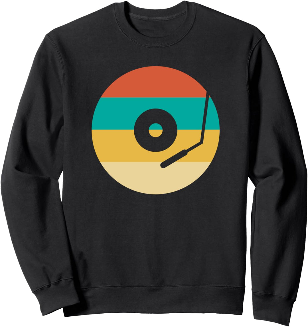 Retro Vinyl LP Plattensammler - Vintage Schallplatte Sweatshirt