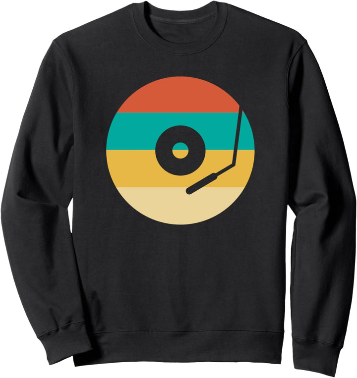 Retro Vinyl LP Plattensammler - Vintage Schallplatte Sweatshirt