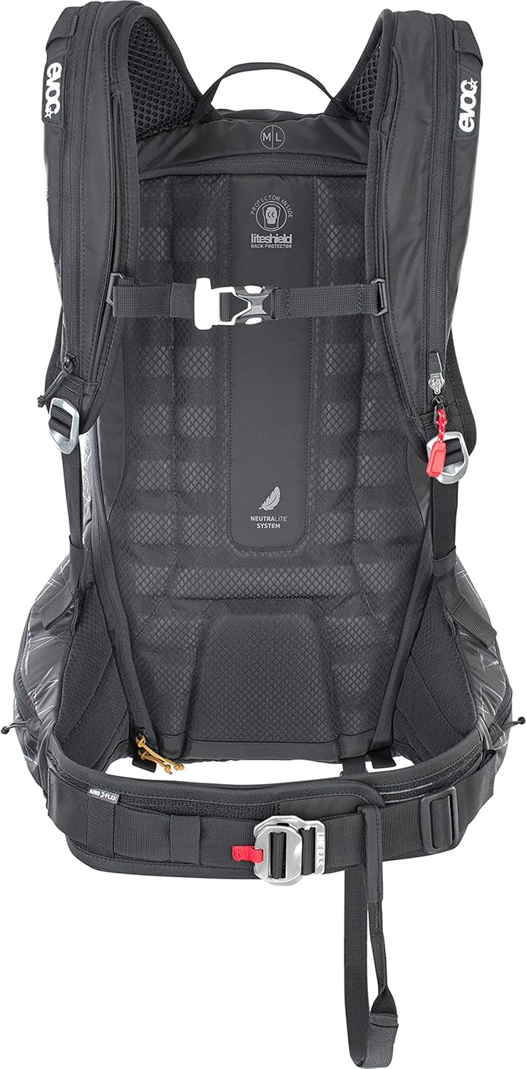 EVOC LINE R.A.S. PROTECTOR 22 Lawinen-Airbag-Rucksack, Skirucksack (NEURALITE SYSTEM, Hüftflügel mit