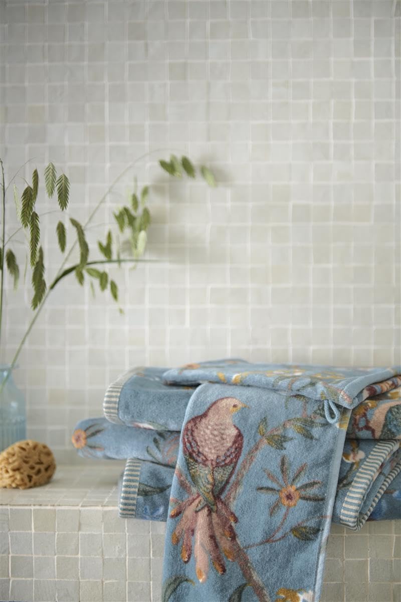 Pip Secret Garden Blue 70x140 Duschtuch 70 x 140 cm, Duschtuch 70 x 140 cm