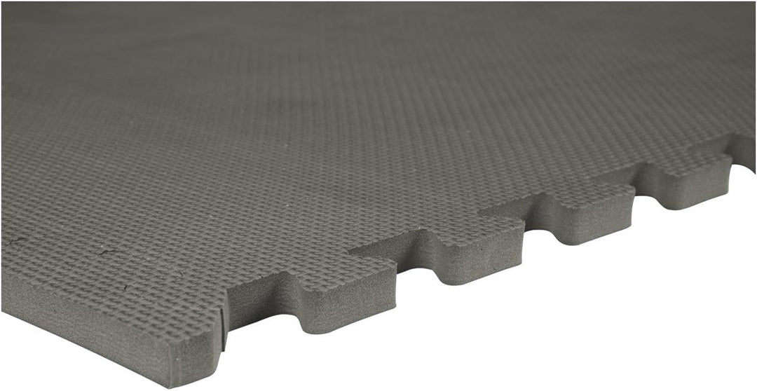 Vario-Step Gymnastikmatte Bodenmatte Sportmatte, Fitnessmatte 60x60 cm grau, grau