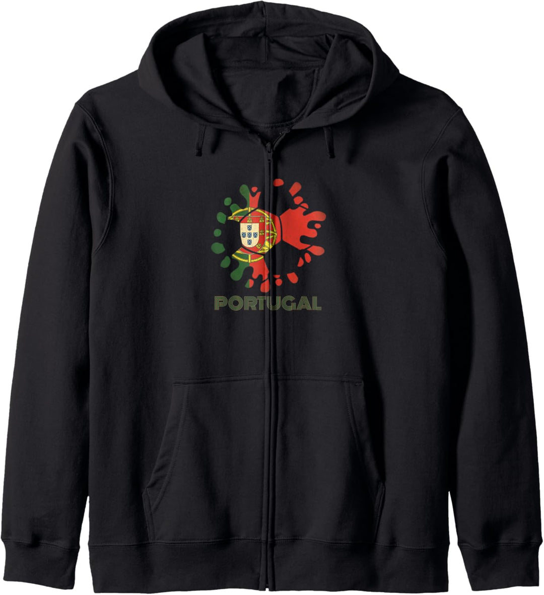 Portugiesischer Fussball-Fan-Souvenir Nationalflagge Portugal Futbol Kapuzenjacke