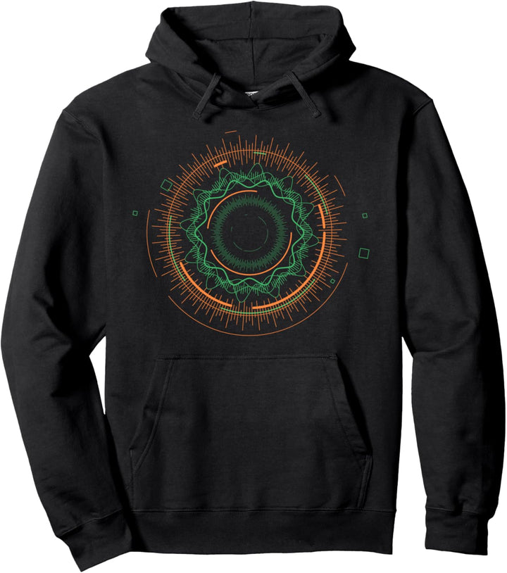 Sound Waves Schallwellen Musik Hören DJ Techno Electro Pullover Hoodie