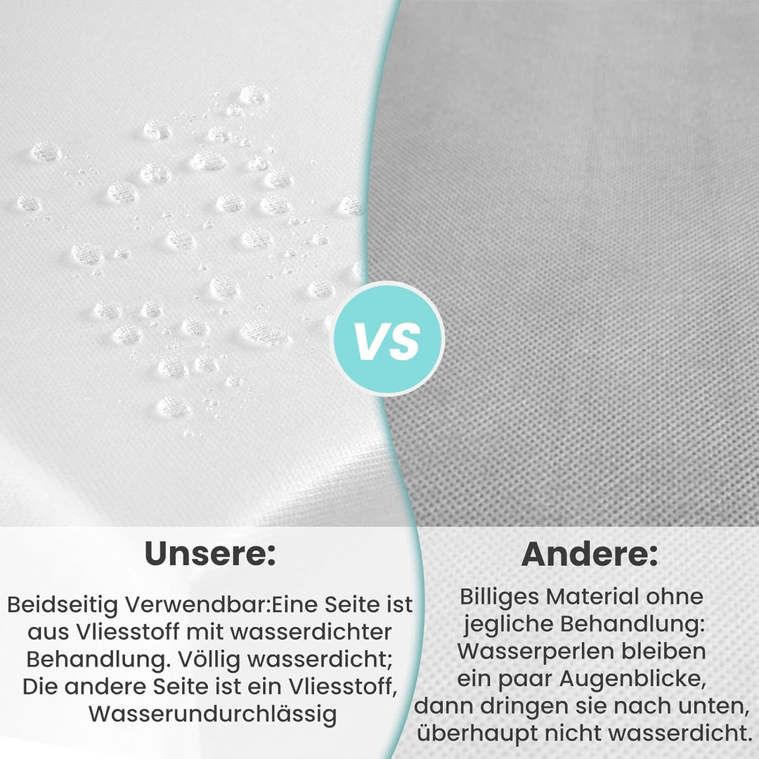 WOLTU Tischdeckenrolle, Einweg Vlies Tischdecke, Tischschutz wasserdicht Tischtuch Zuschneidbar, Tis