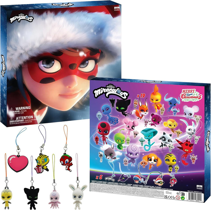 Miraculous Ladybug - Ultimativer Kwami Adventskalender mit Miniatur-beflockten Kwamis und EVA-Charms