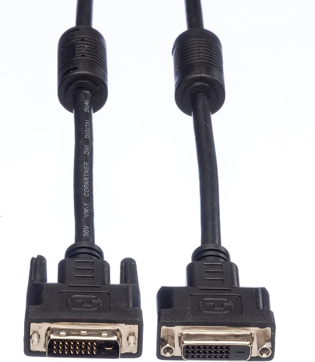 VALUE Verlängerungskabel DVI, DVI ST-BU, (24+1) dual link, 5 m, 5 m