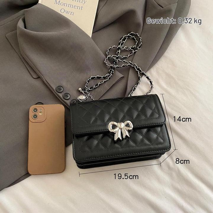 Travistar Damen Umhängetasche Kleine - Kette Schulterriemen Crossbody Bag - Lingge Tasche Schulterta