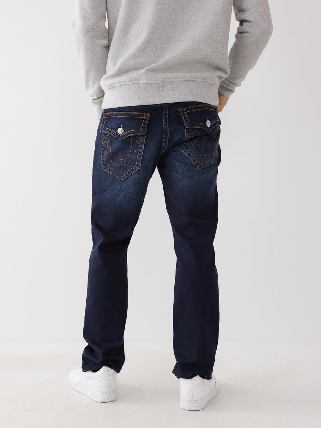 True Religion Herren Ricky Straight Leg Jeans 33W / 32L Muddy Waters, 33W / 32L Muddy Waters
