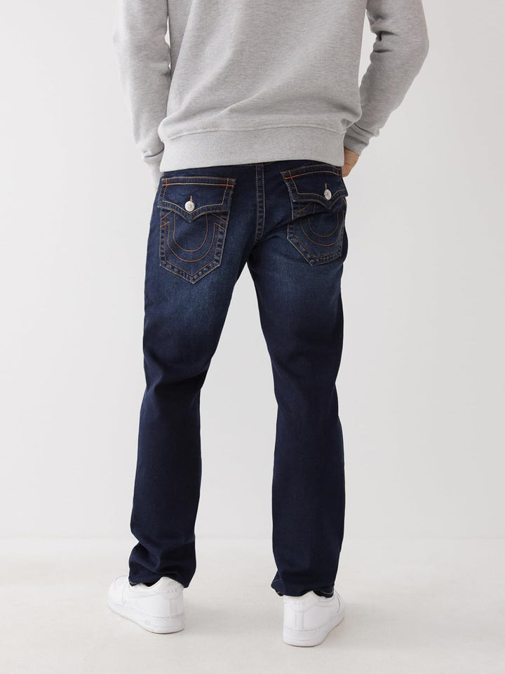 True Religion Herren Ricky Straight Leg Jeans 33W / 32L Muddy Waters, 33W / 32L Muddy Waters