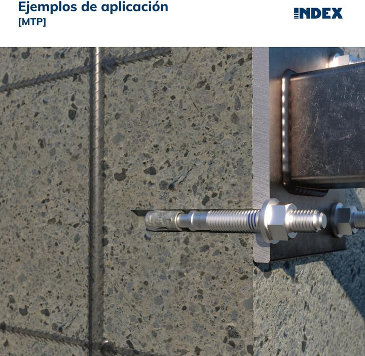 Index ap08075 Bodenanker männlich Option 1 zugelassen für hohen MTP M08 x 075