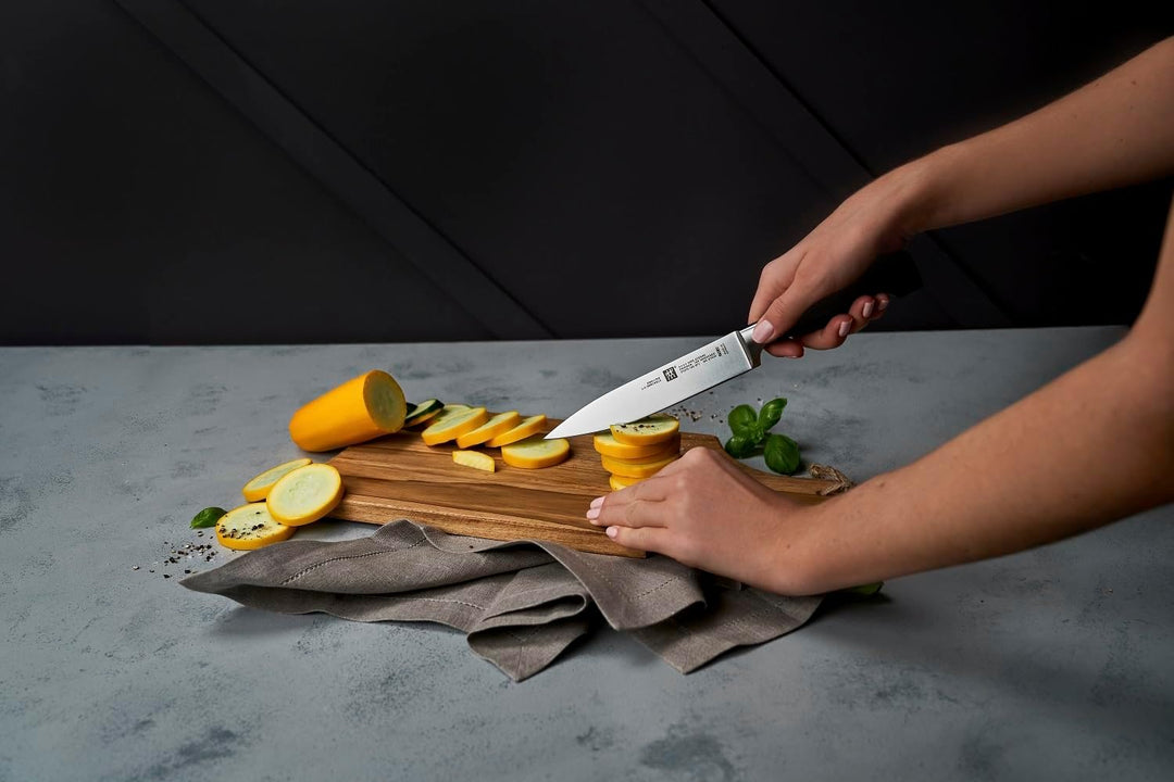 ZWILLING 1002238 Messer-Set, 3-tlg., Spick-/Garniermesser, Fleischmesser, Kochmesser, Rostfreier Spe