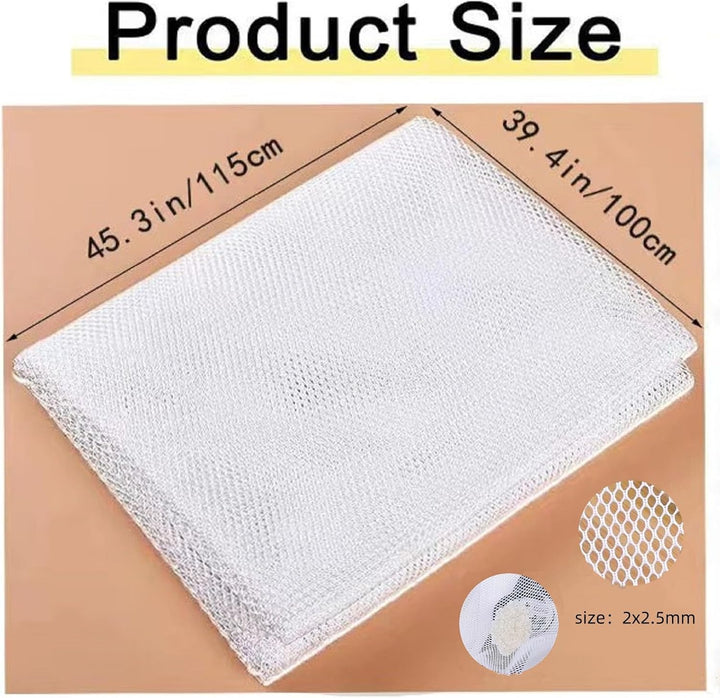 Reisnetz, 114,3 x 99,1 cm, Sushi-Reis-Kochnetz, antihaftbeschichtet, Reiskocher-Serviette, wiederver