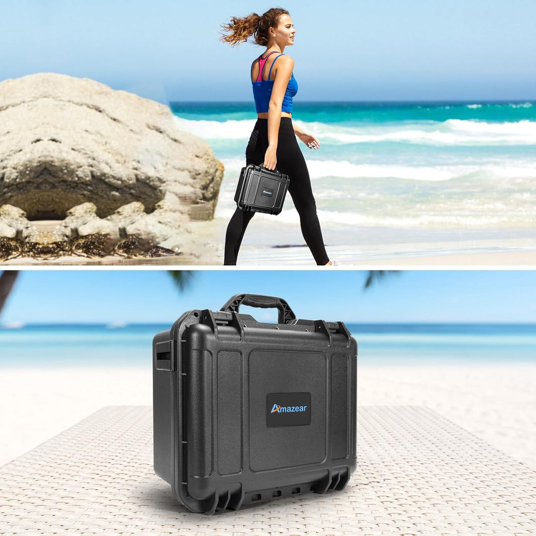 AMAZEAR Wasserdichter Tragetasche Für DJI Osmo Action 5 Pro/Action 4 Case, Action5 Pro Doppel Koffer