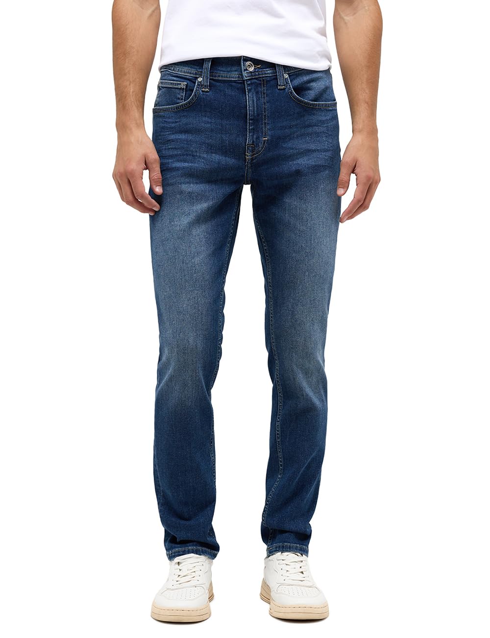 MUSTANG Herren Jeans Hose Style Orlando Slim 28W / 30L Blau, 28W / 30L Blau