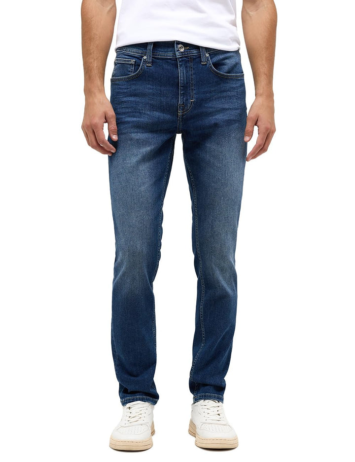 MUSTANG Herren Jeans Hose Style Orlando Slim 28W / 30L Blau, 28W / 30L Blau