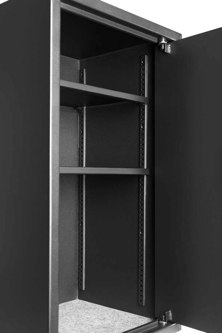 Homesafe HV70K Tresor Möbeltresor Safe mit Schlüssel-Schloss, Geldschrank Wandsafe Boden-Wandtresor,