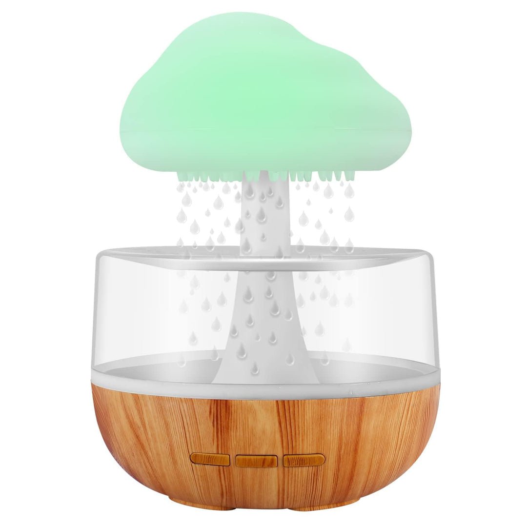 Weljoy Zen Regenwolken-Nachtlicht, Aromatherapie, ätherisches Öl, Diffusor, Mikro-Luftbefeuchter, Sc