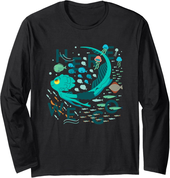 Disney Pixar Luca Here We Go Langarmshirt