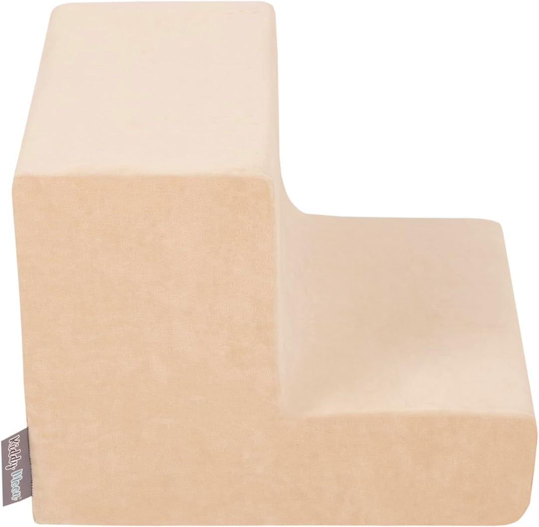 KiddyMoon Spielplatz Velvet Aus Schaumstoff Hindernisläufen, Element Stüfchen, Sandbeige Multi-Gröss