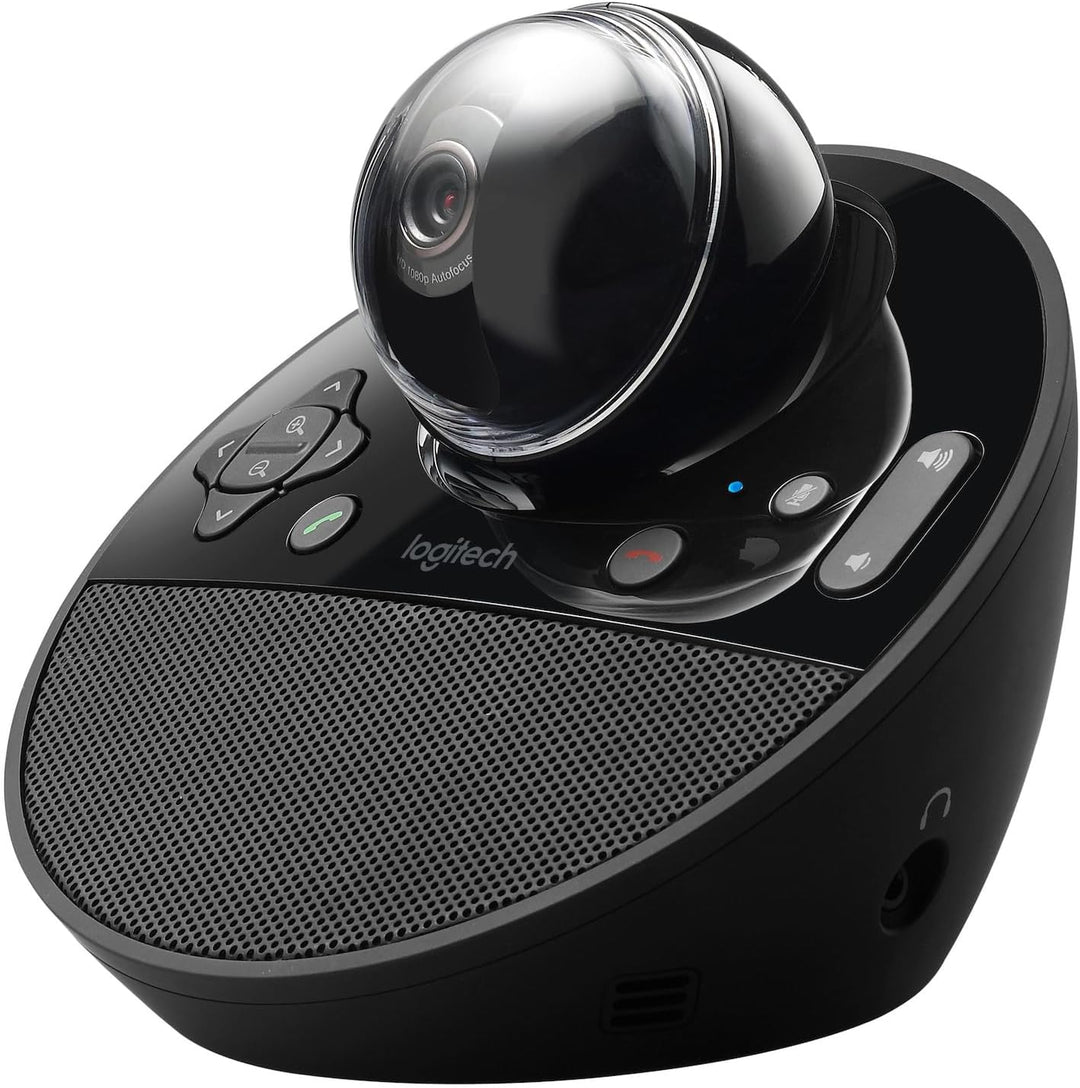 Logitech BCC950 Videokonferenz-Webcam mit Freisprecheinrichtung, HD 1080p, 180°Blickfeld, Breitbanda