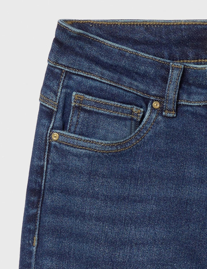 ONLY Female Skinny Jeans ONLBLUSH Mittlere Taille Skinny Fit Knöchellang Jeans 25W / 30L Dark Blue D