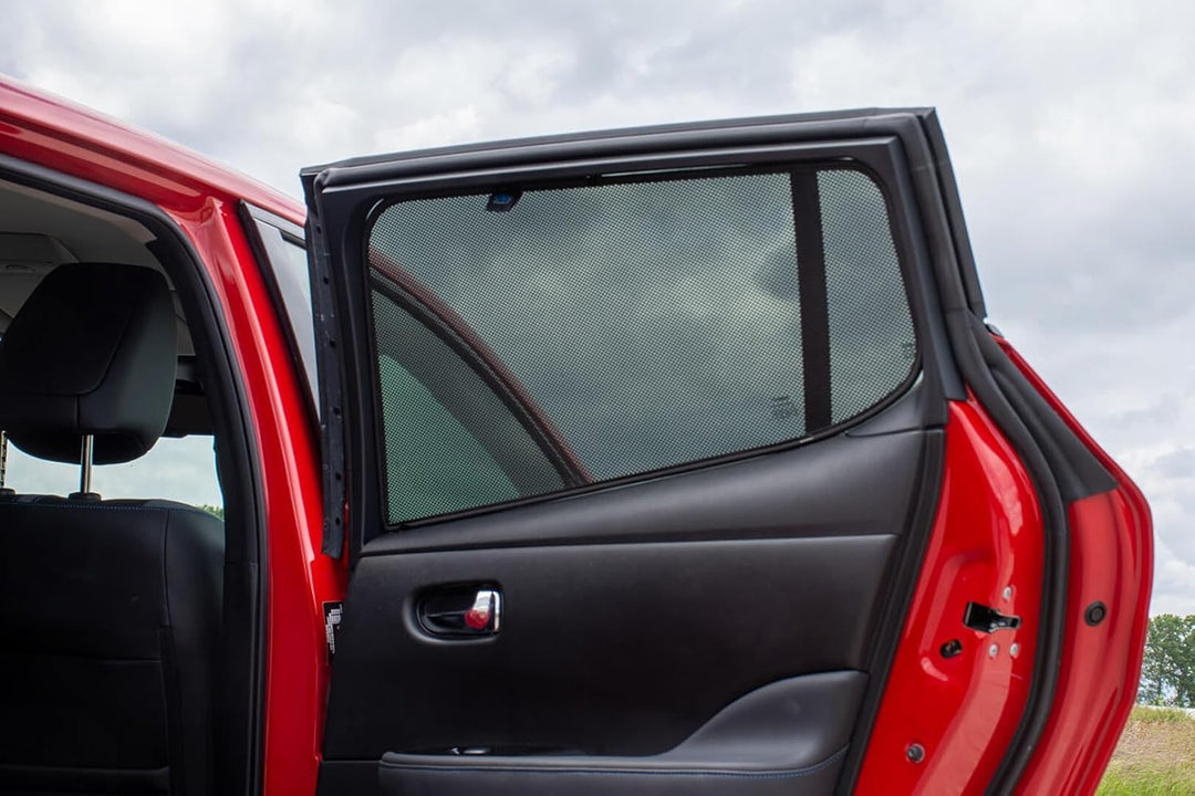 Satz Car Shades kompatibel mit Nissan Leaf (ZE1) 2018-,exkl. Modelle mit Rückfahrkamera (4-teilig)