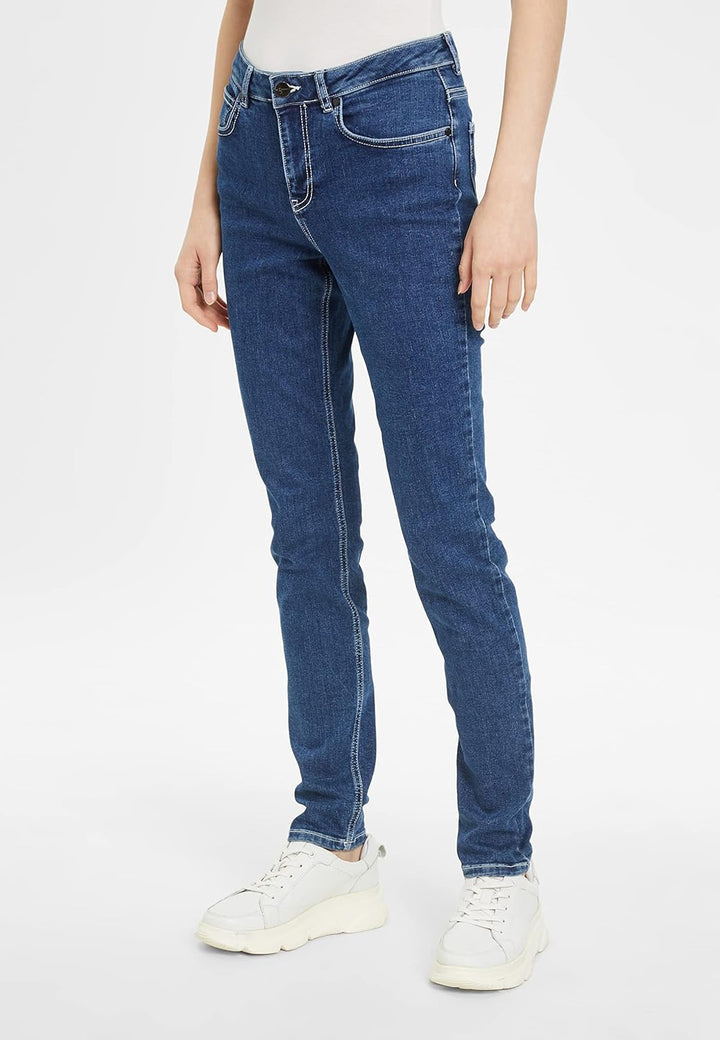 Tamaris Damen APALIT Skinny Jeans 34W / 32L Blau Jeans Clair, 34W / 32L Blau Jeans Clair