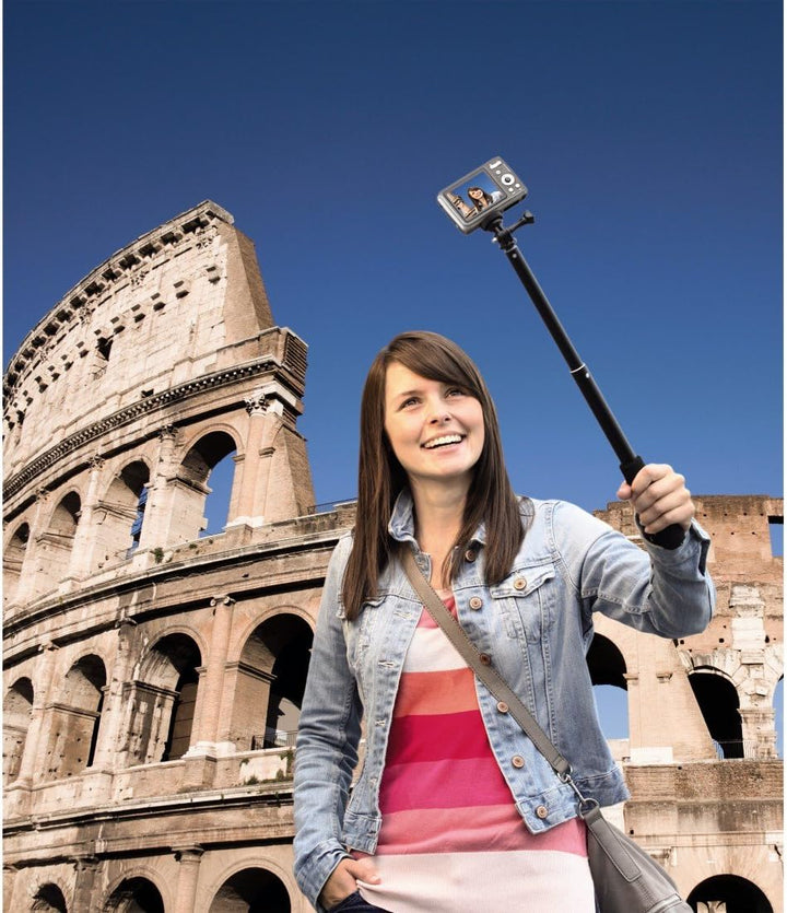 Hama Selfie-Stick 2in1, GoPro-Anschluss  und ¼-Zoll-Gewinde (für Kameras, GoPro-ActionCams und Smart