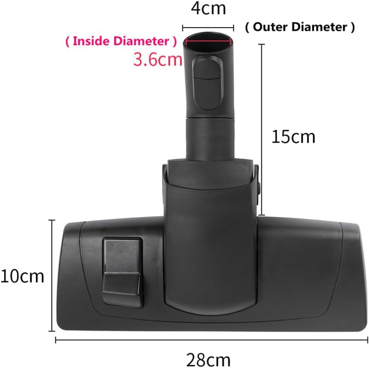 YanBan Universal-Staubsaugerbürsten mit 35 mm Innendurchmesser, langlebiger Bürstenkopf-Ersatz für B