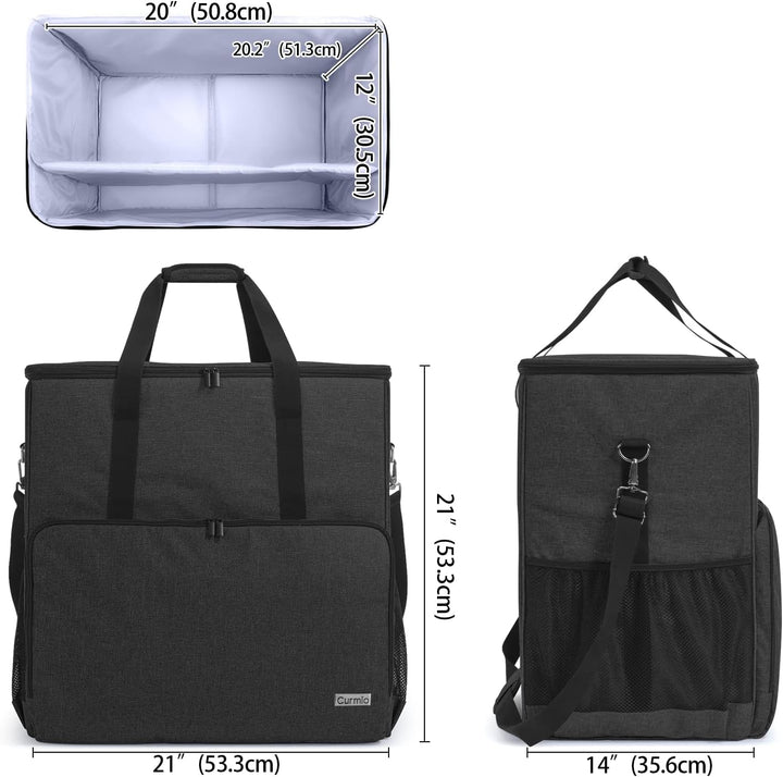 CURMIO Reisetasche für Desktop Computer und Monitor, Tragetasche für Computer PC-Gehäuse, Tastatur,