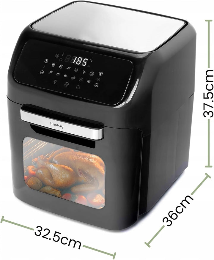 Airfryer Heissluftfritteuse 12L 1800W, Touchscreen, XXL, Zubehör, Fritteuse ohne Öl, Digital Screen,
