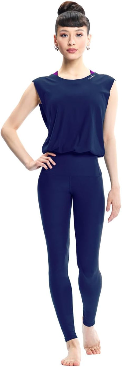 WINSHAPE Damen Damen Functional Comfort Jumpsuit Js102lsc Jumpsuit (1er Pack) JS102LSC-DARK-BLUE-XS