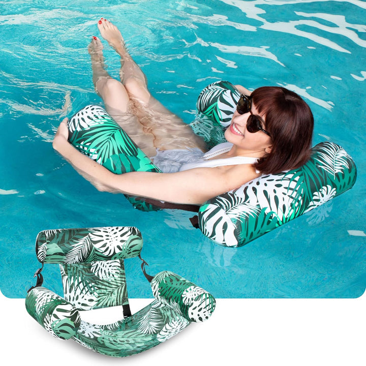 SLOOSH Luftmatratze Pool Wasser für Erwachsene, aufblasbarer Sessel, schwimmende Hängematte, aufblas