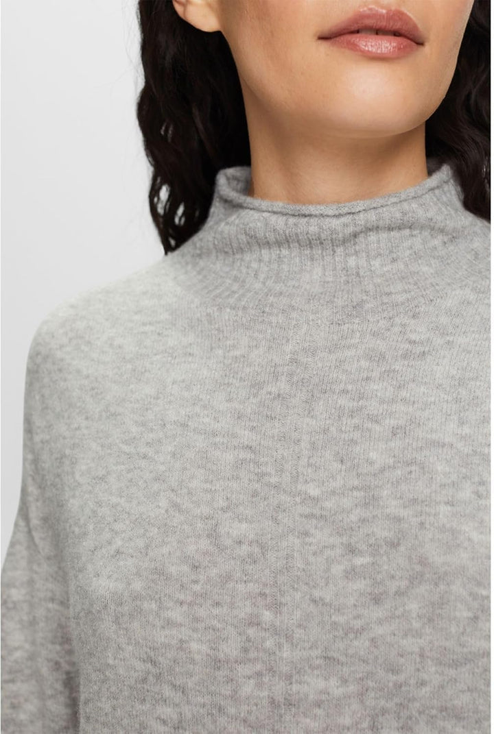 ESPRIT Damen Pullover XS 044/Light Grey 5, XS 044/Light Grey 5